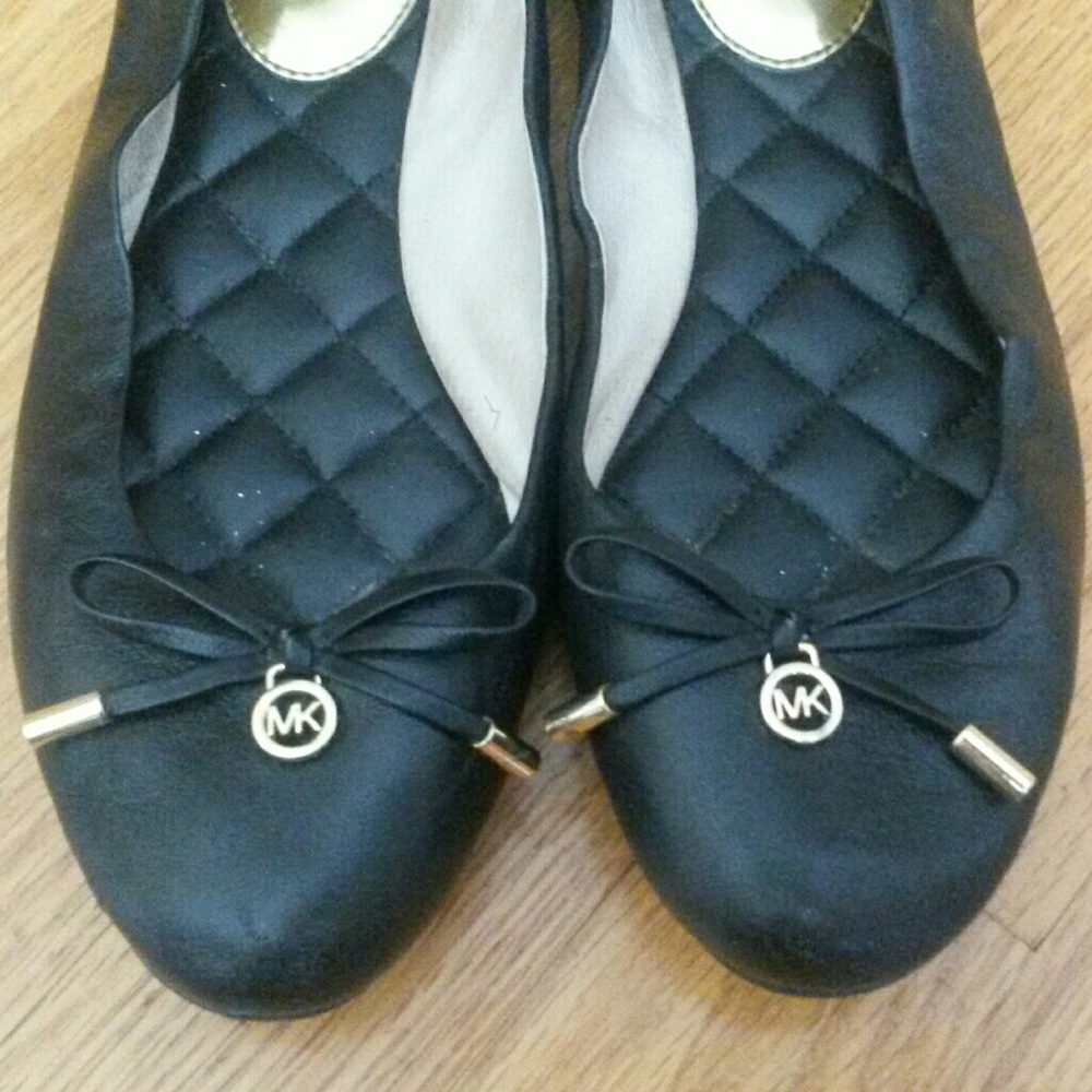 Michael Kors Melody Leather Ballet Flats Sz 7 - Picture 4 of 8